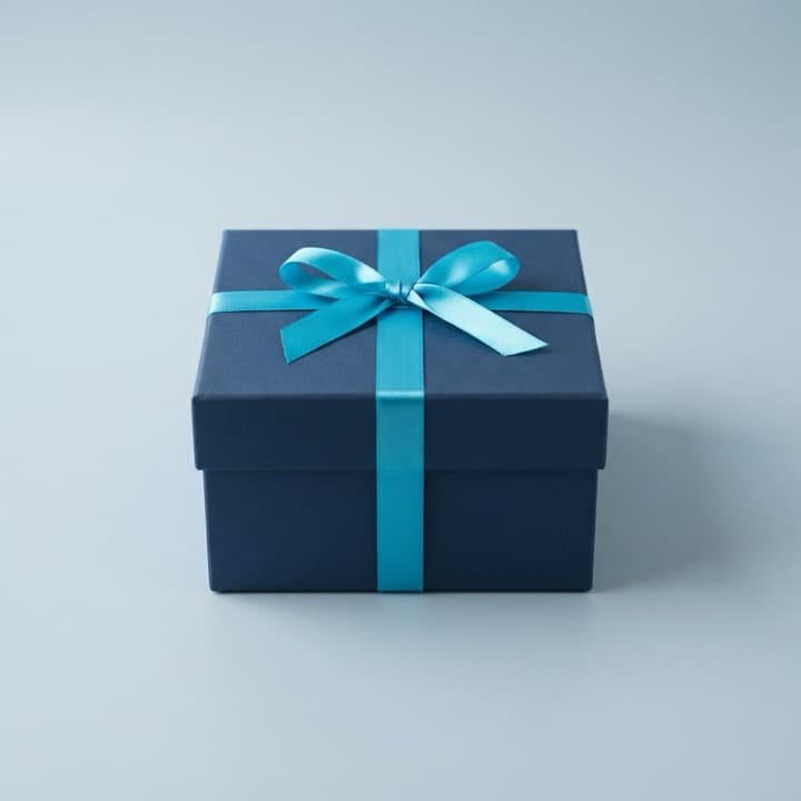 Caja de regalo impresa con marca, imagen de referencia
